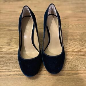 Ann Taylor Navy Blue Heels